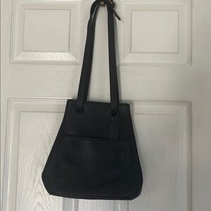 Coach Sonoma navy pebble leather —vintage 1997